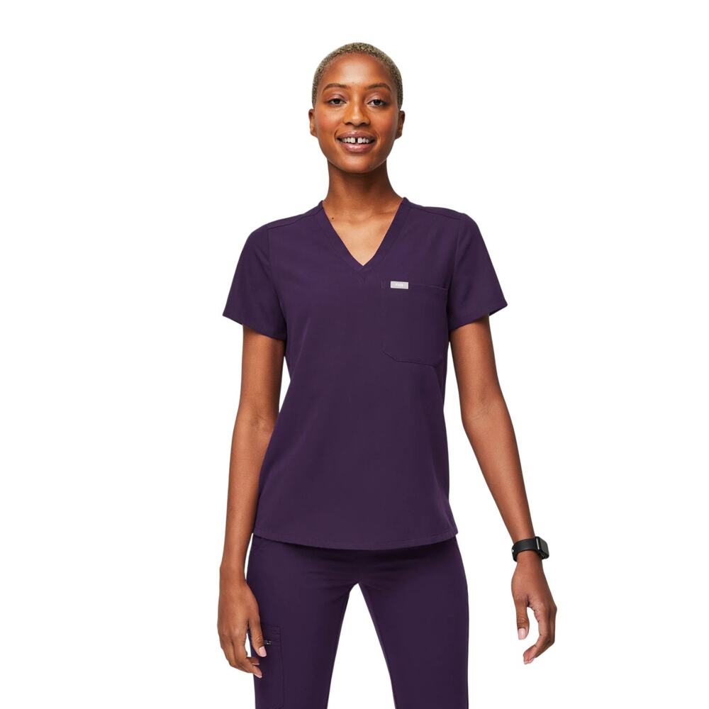 FIGS Catarina V-Neck Scrub Top Purple Jam (PO 4994) Women’s 3XL Rare LE Retired - Picture 1 of 11